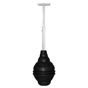 Korky 96-4AM BeehiveMAX Toilet Plunger, Black