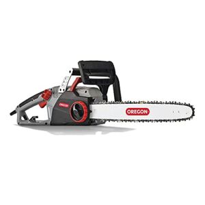 Oregon CS1500 18-inch 15 Amp Self-Sharpening Corded Electric Chainsaw, with Integrated Self-Sharpening System (PowerSharp) and Chain Brake for Safety, UL Certified, 2-Year Warranty, 120V