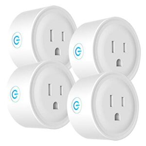 Deco Gear 4 Pack WiFi Smart Plug (Compatible with Amazon Alexa & Google Home), Control Appliances and Electronics from Anywhere