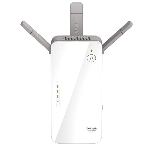 D-Link WiFi Range Extender, AC1750 Plug In Wall Booster, Dual Band Gigabit Wireless Repeater and Smart Signal Indicator (DAP-1720),White | The Storepaperoomates Retail Market - Fast Affordable Shopping