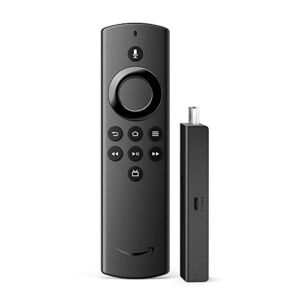 Certified Refurbished Fire TV Stick Lite with Alexa Voice Remote Lite (no TV controls) | HD streaming device | 2020 release