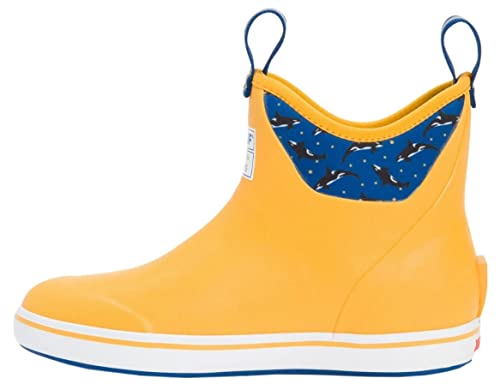 Xtratuf Women’s 6 Inch Salmon Sisters Ankle Deck Boot Yellow/Celestial Sea 8 | The Storepaperoomates Retail Market - Fast Affordable Shopping