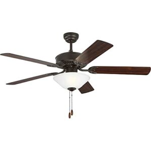 52 inch 5 Blade Ceiling Fan with Light Kit Bronze 52 inch 5 Blade Ceiling Fan with Light Kit 96-Bel-4549448