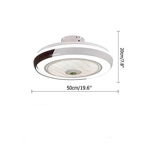 DDTP Ceiling Fan with Light Dimmable,Led Fan Chandelier with Remote Control 3 Speed Adjustable Modern Invisible Ceiling Fan Lamp Dining Room Bedroom Living Room Quieta Lighting/220V | The Storepaperoomates Retail Market - Fast Affordable Shopping
