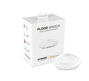 Fibaro FGBHFS-101 Flood, Water & Temperature Sensor Homekit enabled water leakage detector, white