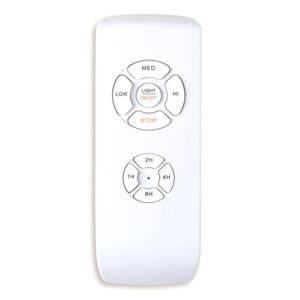 Bundle: Caged Ceiling Fan + Remote and Receiver