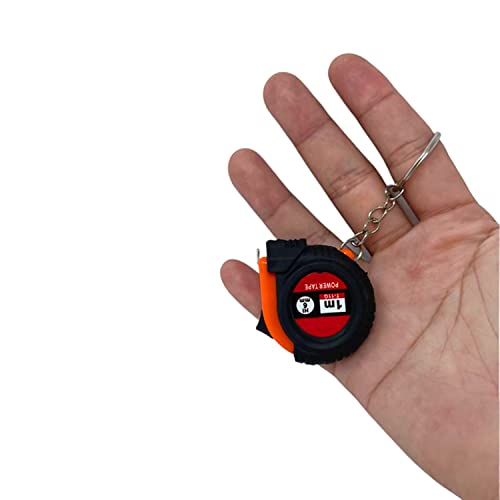 6 Pieces 1m/3ft Mini Keychain Portable Retractable Steel Tape Metric/Inch Measuring Tape Ruler Slide Lock for Body Measure, Kids Adult (6) | The Storepaperoomates Retail Market - Fast Affordable Shopping