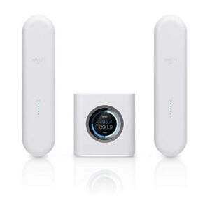 AmpliFi HD WiFi System by Ubiquiti Labs, Seamless Whole Home Wireless Internet Coverage, HD WiFi Router, 2 Mesh Points, 4 Gigabit Ethernet, 1 WAN Port, Ethernet Cable (AmpliFi HD UniBody)