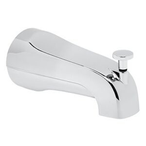 American Standard 8888026.002 Bath Slip-On Diverter Tub Spout, 4 in, Polished Chrome (For 1/2″ copper water tube)