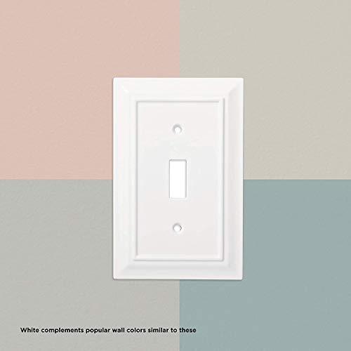 Franklin Brass W35243-PW-C Classic Architecture Single Decorator Wall Plate/Switch Plate/Cover, White | The Storepaperoomates Retail Market - Fast Affordable Shopping