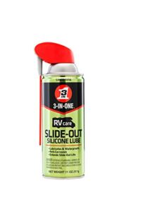 3-IN-ONE RVcare Slide-Out Silicone Lube with SMART STRAW SPRAYS 2 WAYS, 11 OZ