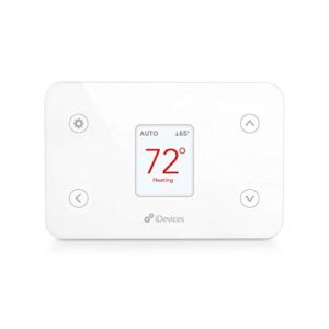 iDevices IDEV0005AND5 FBA_2843481 Wi-Fi Smart Thermostat, Works with Alexa, White (Package May Vary)