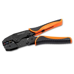 Wirefy Crimping Tool For Insulated Electrical Connectors – Ratcheting Wire Crimper – Crimping Pliers – Ratchet Terminal Crimper – Wire Crimp Tool 22-10 AWG