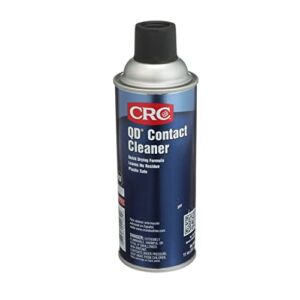 CRC QD Contact Cleaner, 11 Wt Oz, Industrial Strength, Quick Drying, No Residue, Plastic-Safe Electronics Cleaner, Safe For Sensitive Electronics, Aerosol Spray
