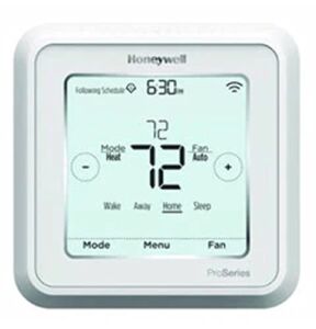 Honeywell TH6220WF2006/U Lyric T6 Pro Wi-Fi Programmable Thermostat with Stages Up to 2 Heat/1 Cool Heat Pump or 2 Heat/2 Cool Conventional , White