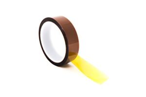 Bertech High Temperature Tape, 1 Mil Thick, 1 Inch Wide x 36 Yards Long, Polyimide Film with Silicone Adhesive, 500°F Resistance, High Temp Resistant Polyimide Tape for Masking, Soldering and PCB