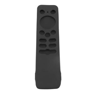 Gaoxin Silicone Remote Control Box, Precise Cutouts Lightweight and Leakproof Silicone Remote Control Box for Bedroom Black