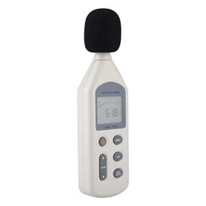 DRNKS Noise Tester Sound Level Meter Detector Measuring Tool Measurement Handheld with Measuring Range 30~130dBA or 35~135dBC Sound Detection