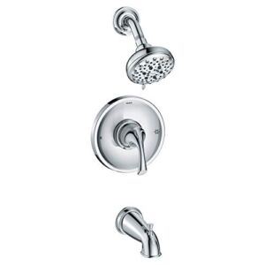 Moen 82115 Idora Posi-Temp Tub and Shower with Valve Included, Chrome