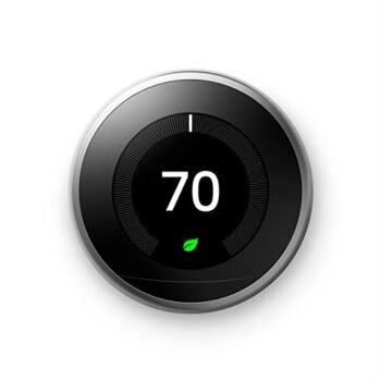 Google Nest Learning Thermostat – Programmable Smart Thermostat for Home – 3rd Generation Nest Thermostat – Works with Alexa – Stainless Steel | The Storepaperoomates Retail Market - Fast Affordable Shopping