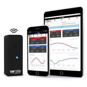 Temp Stick Wireless Remote WiFi Temperature & Humidity Sensor. No Subscription or Monthly Fees. 24/7 Monitoring, Alerts & History. Free iPhone/Android Apps, Made In America. Monitor Anywhere, Anytime!