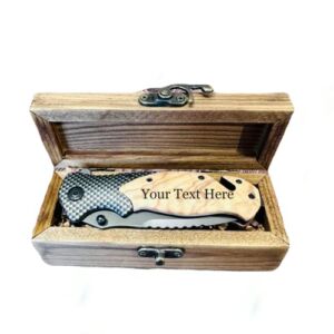 Engraved Men’s Folding Knife, Pocket Knife For Daily Use, Present For Dad, Husband, Christmas Gifts