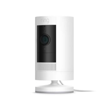 Certified Refurbished Ring Stick Up Cam Plug-In HD security camera with two-way talk, Works with Alexa – White | The Storepaperoomates Retail Market - Fast Affordable Shopping