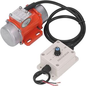 Shapea 30W Concrete Vibrator, 4000RPM Electric Vibrating Motor with Speed Controller & Adjustable Exciting Force DC 12V