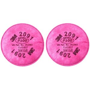 3M 2091 P100 Particulate Filter, 3 Pairs