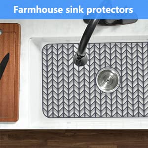 kitchen sink mats, JIUBAR sink protectors for kitchen sink,silicone sink mat,Sink Mat Grid 26”x 14” for Bottom of Farmhouse Stainless Steel Porcelain Sink Center Drain. | The Storepaperoomates Retail Market - Fast Affordable Shopping