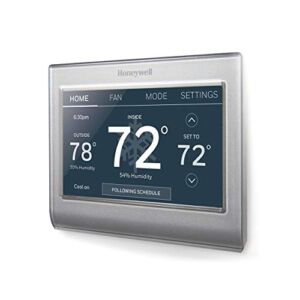 Honeywell Home RTH9585WF1004 Wi-Fi Smart Color Thermostat, 7 Day Programmable, Touch Screen, Energy Star, Alexa Ready (Renewed)