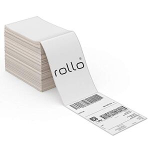 Rollo Direct Thermal Shipping Label (Pack of 500 4×6 Fan-Fold Labels) – Commercial Grade