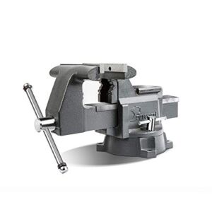 Forward CR60A 6.5-Inch Bench Vise Swivel Base Heavy Duty with Anvil (6 1/2″)