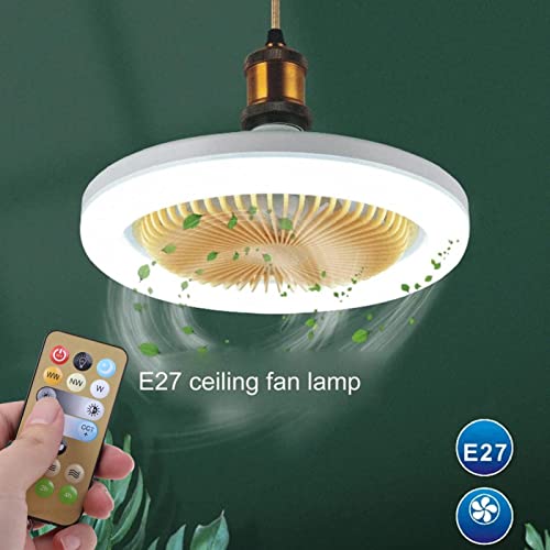 Ruliyeefu Bladeless Ceiling Fan, Ceiling Fan, Ceiling Fan with Lights Remote Control, Remote Control Dimming 3-Color 3-Level Wind, Ceiling Light with Fan, Electric Fan | The Storepaperoomates Retail Market - Fast Affordable Shopping