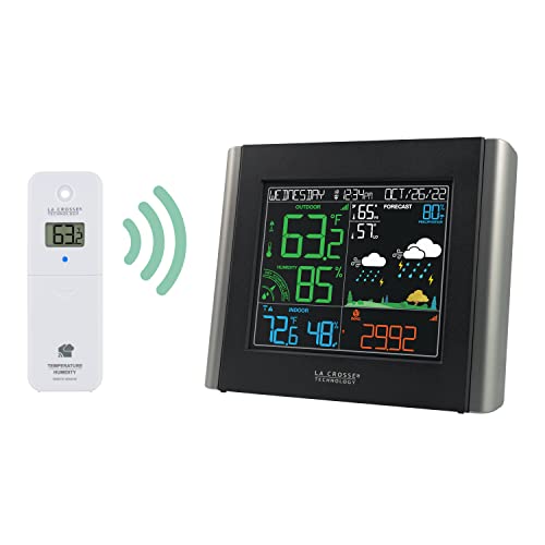 La Crosse Technology V10-TH-INT V10-TH Wireless WiFi Weather Station , Black | The Storepaperoomates Retail Market - Fast Affordable Shopping