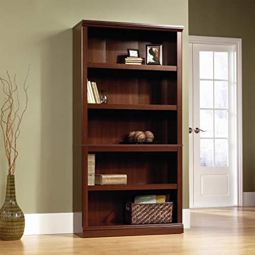 Sauder Select Collection 5-Shelf Bookcase, Select Cherry finish | The Storepaperoomates Retail Market - Fast Affordable Shopping