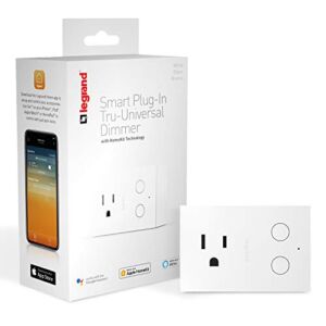Legrand, Smart Plug, Smart Outlet, Apple Homekit, Quick Setup On iOS (iPhone or iPad), No Hub Required, iOS only, White, HKRP20