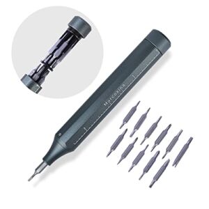 Morcoxina Precision Screwdriver Set, 22 in 1 Mini Screwdriver Sets, Manual Pen Shape Small Screwdrivers, Repair Tool Kit for Electronics, Eyeglass, Phone, Watch