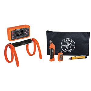 Klein Tools 80036 Level, Digital Electronic Level and Angle Gauge Tool Kit & 80064 AC Circuit Breaker Kit with GFCI Digital Circuit Breaker Finder, Non-Contact Voltage Tester Pen and Zipper Bag
