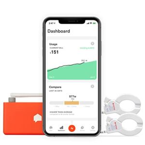 Sense Energy Monitor – Track Electricity Usage in Real Time and Save Money – Meets Rigourous ETL/Intertek Safety Standards