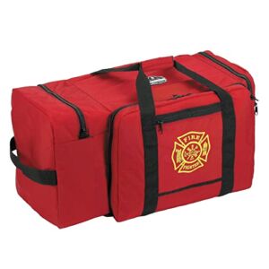 Ergodyne Arsenal 5005P Large Polyester Firefighter Rescue Turnout Fire Gear Bag with Shoulder Strap and Helmet Pocket