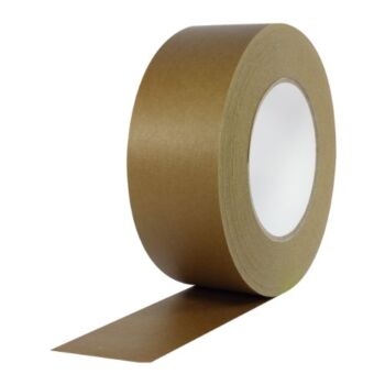 ProTapes Pro 184HD Rubber High Tensile Kraft Flatback Carton Sealing Tape with Paper Backing, 7 mils Thick, 55 yds Length x 2″ Width, Dark Brown (Pack of 1) | The Storepaperoomates Retail Market - Fast Affordable Shopping