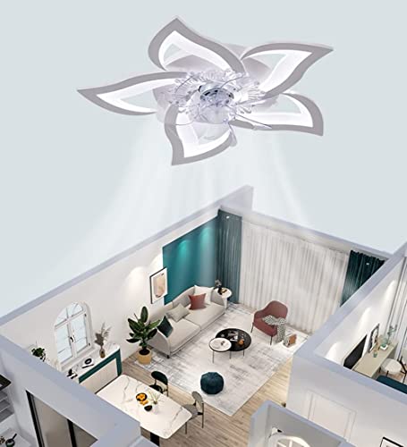The Hanging Fan Bubbles, The Light -Suction top Light with The Remote Control, 6 Speed, Memory Function, Reverse Rotation, Living Room Bedroom Restaurant Fan Chandelier (Size : 69cm) | The Storepaperoomates Retail Market - Fast Affordable Shopping