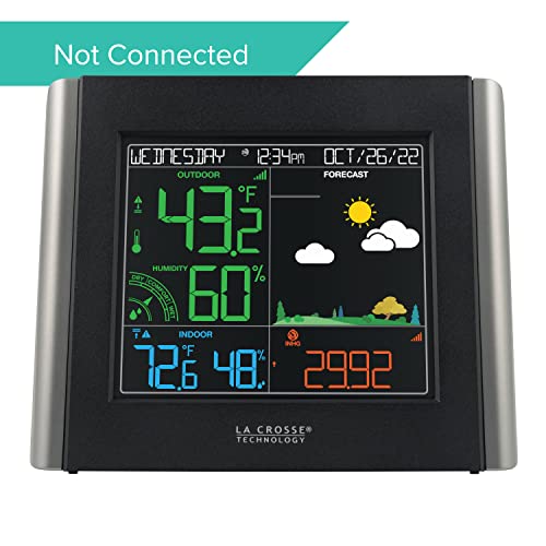 La Crosse Technology V10-TH-INT V10-TH Wireless WiFi Weather Station , Black | The Storepaperoomates Retail Market - Fast Affordable Shopping