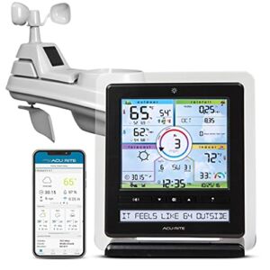AcuRite Iris (5-in-1) Wireless Indoor/Outdoor Weather Station with Remote Monitoring Alerts for Weather Conditions (01536M)