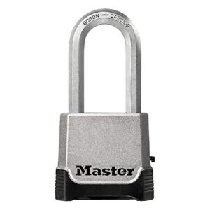 Master Lock Outdoor Combination Lock, Heavy Duty Weatherproof Padlock, Resettable Combination Lock for Outdoor Use, M176XDLH