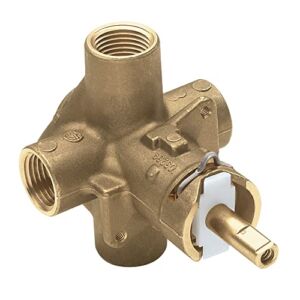 Moen Brass Posi-Temp Pressure Balancing Tub and Shower Valve, 1/2-Inch IPS Connections, 2510