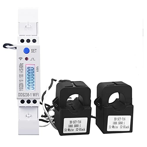 xize 2 Phase 3 Wires 110V+110V 100A Din Rail 18mm Tuya WIFI Smart Energy Meter Consumption Monitor KWh Meter Wattmeter | The Storepaperoomates Retail Market - Fast Affordable Shopping