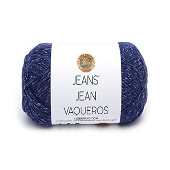 (1 Skein) Lion Brand Yarn Jeans Yarn, Classic | The Storepaperoomates Retail Market - Fast Affordable Shopping