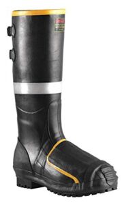 Tingley MB816B.12 16″ Steel Toe/Steel Midsole Metatarsal Boot, Size 12, Black